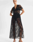 Morrison Bijoux Lace Dress Black