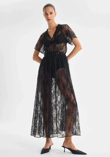 Morrison Bijoux Lace Dress Black