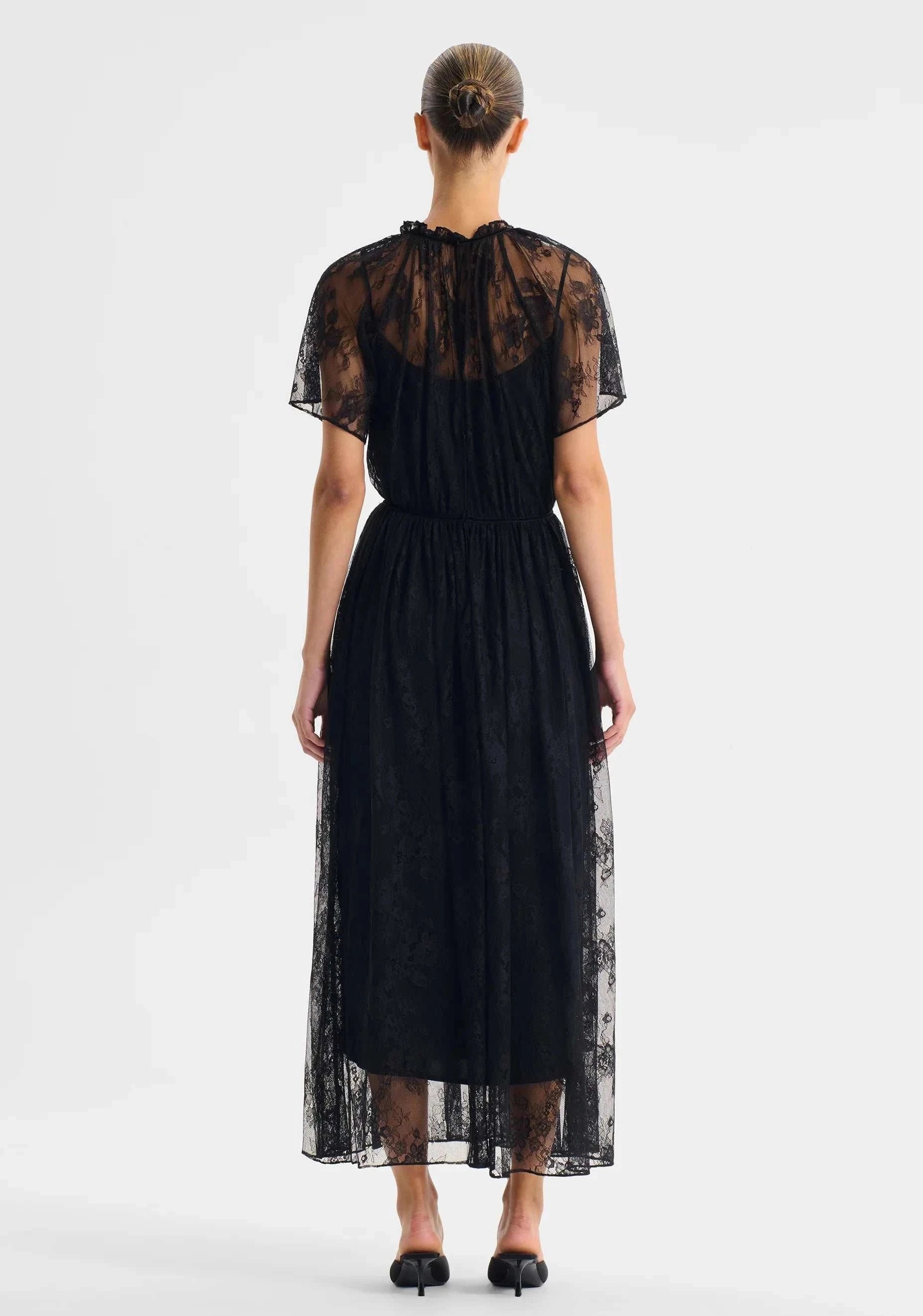 Morrison Bijoux Lace Dress Black