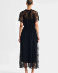 Morrison Bijoux Lace Dress Black