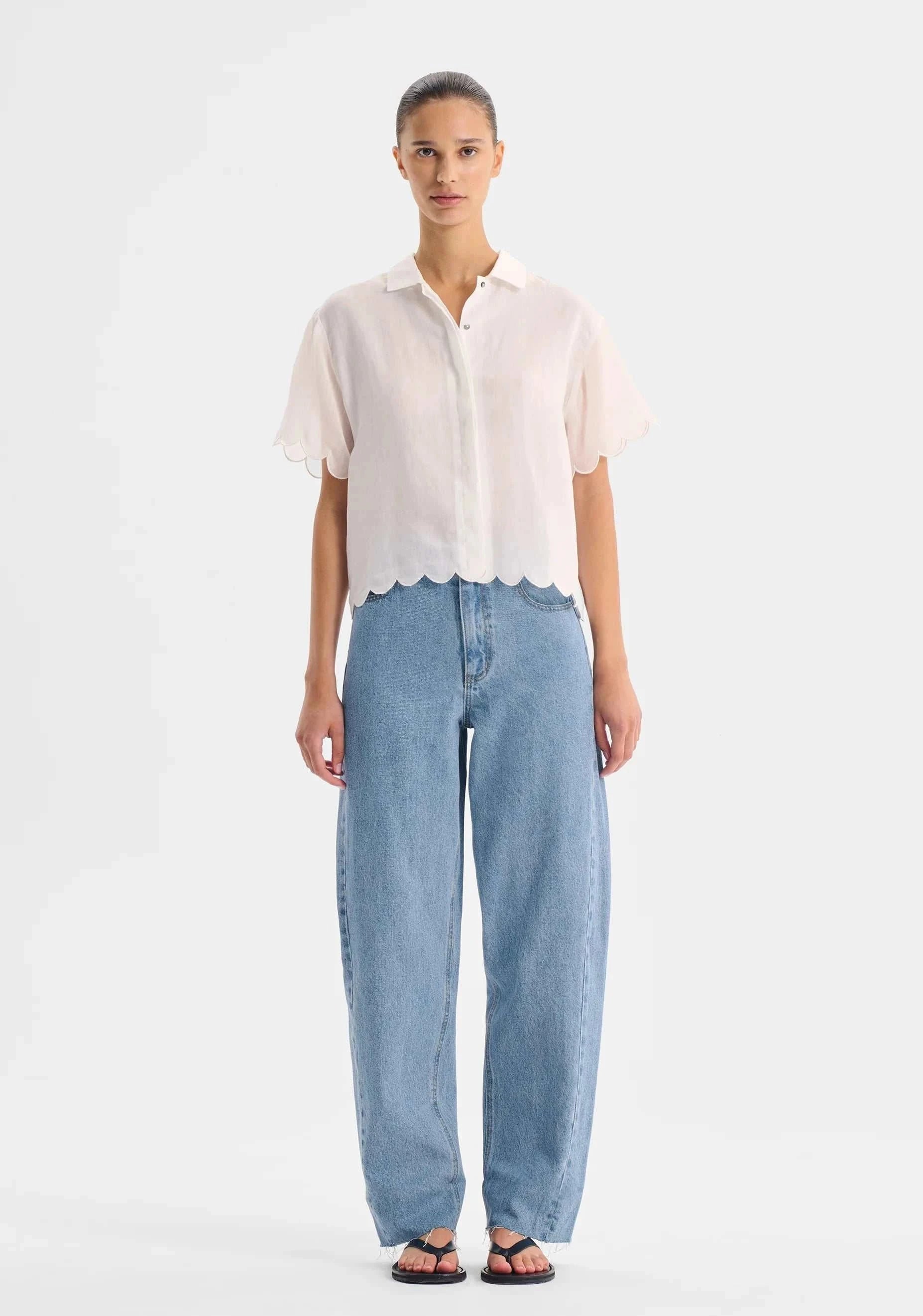 Morrison Constance Short Sleeve White