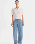 Morrison Constance Short Sleeve White