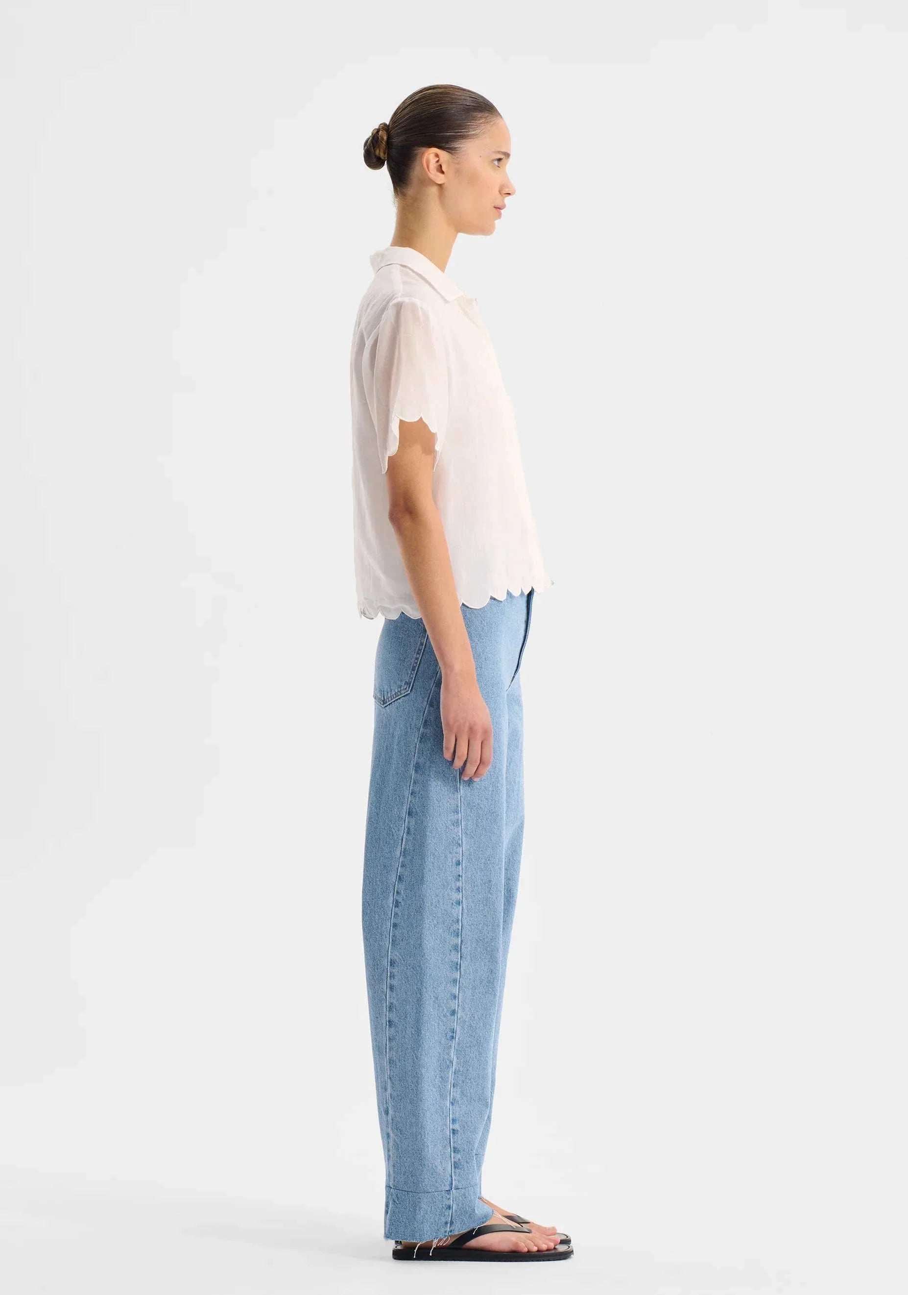 Morrison Constance Short Sleeve White