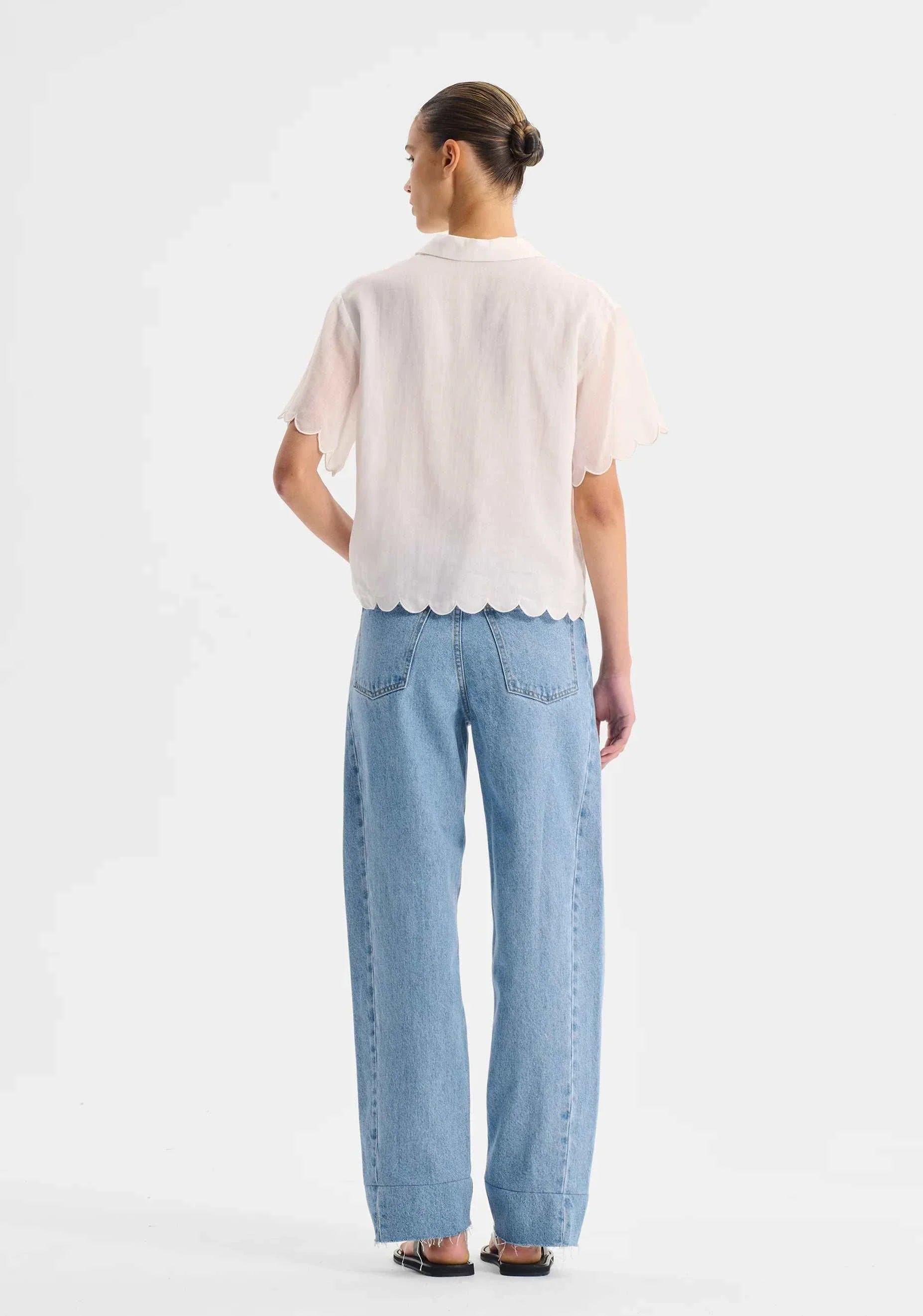 Morrison Constance Short Sleeve White