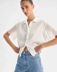 Morrison Constance Short Sleeve White