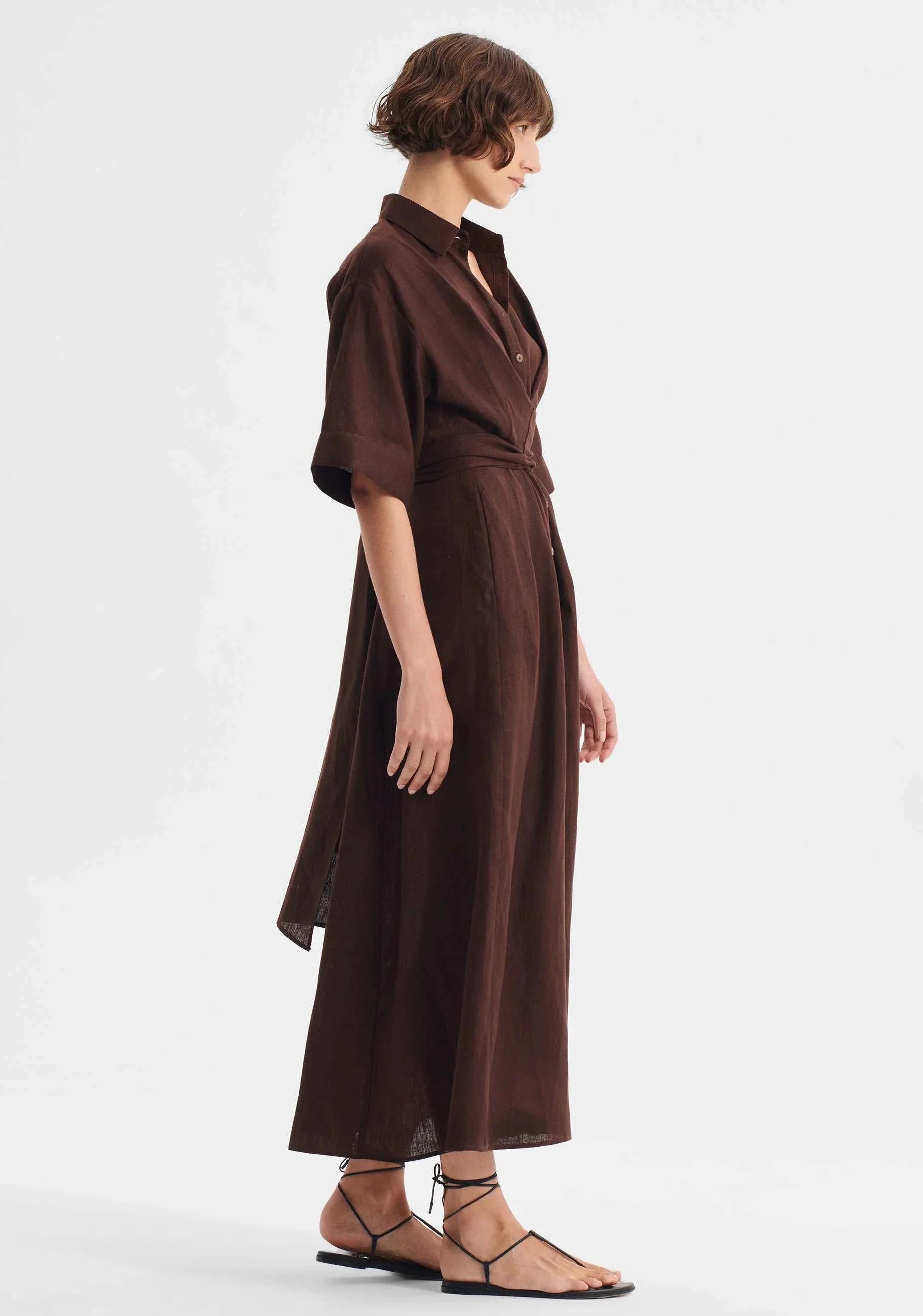 Morrison Harriet Dress Chocolate