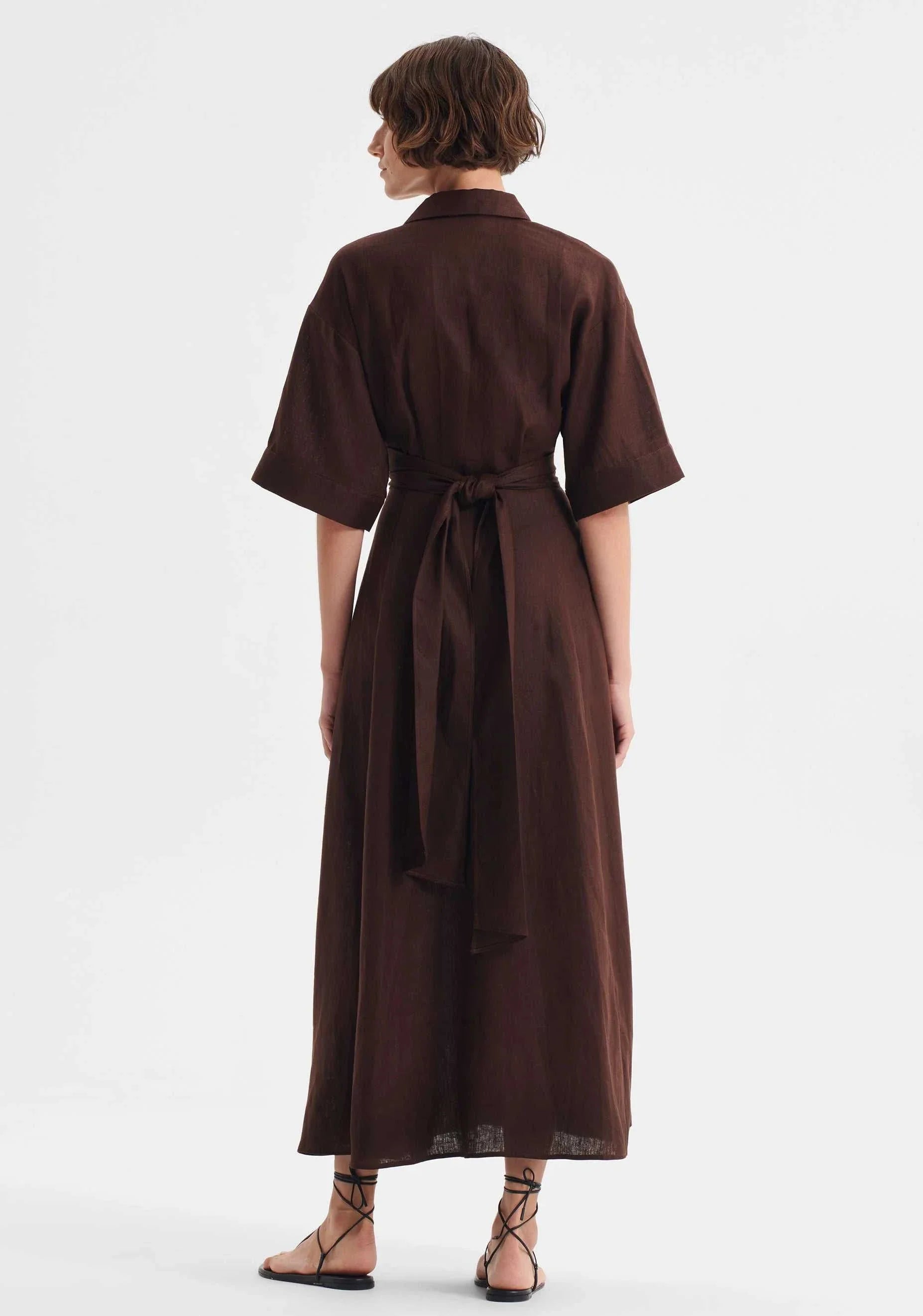 Morrison Harriet Dress Chocolate