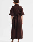 Morrison Harriet Dress Chocolate