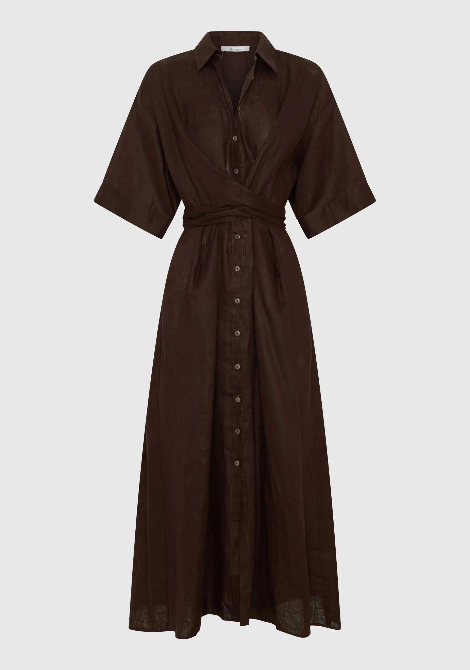 Morrison Harriet Dress Chocolate