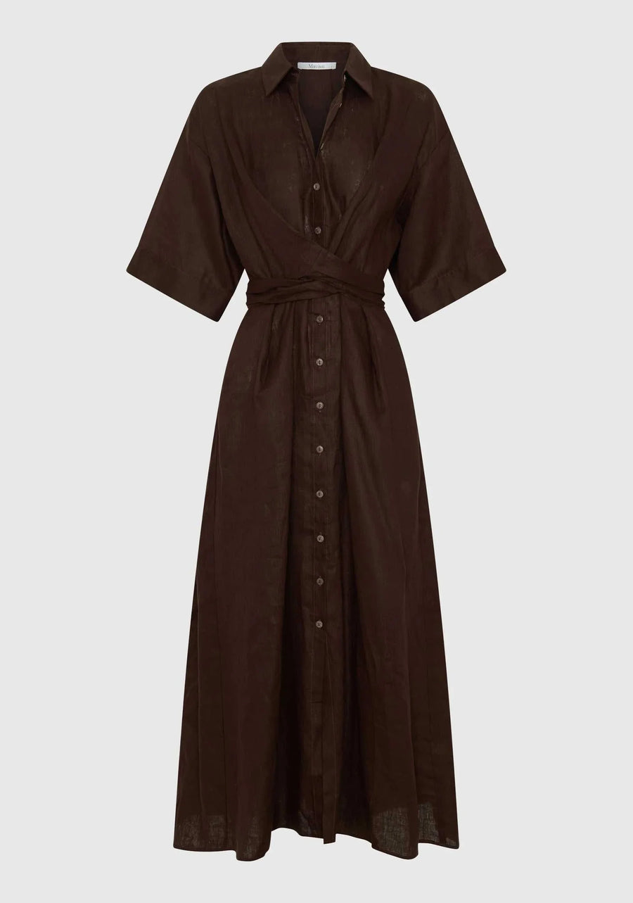Morrison Harriet Dress Chocolate