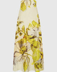 Morrison Mae Linen Strapless Dress Lemon