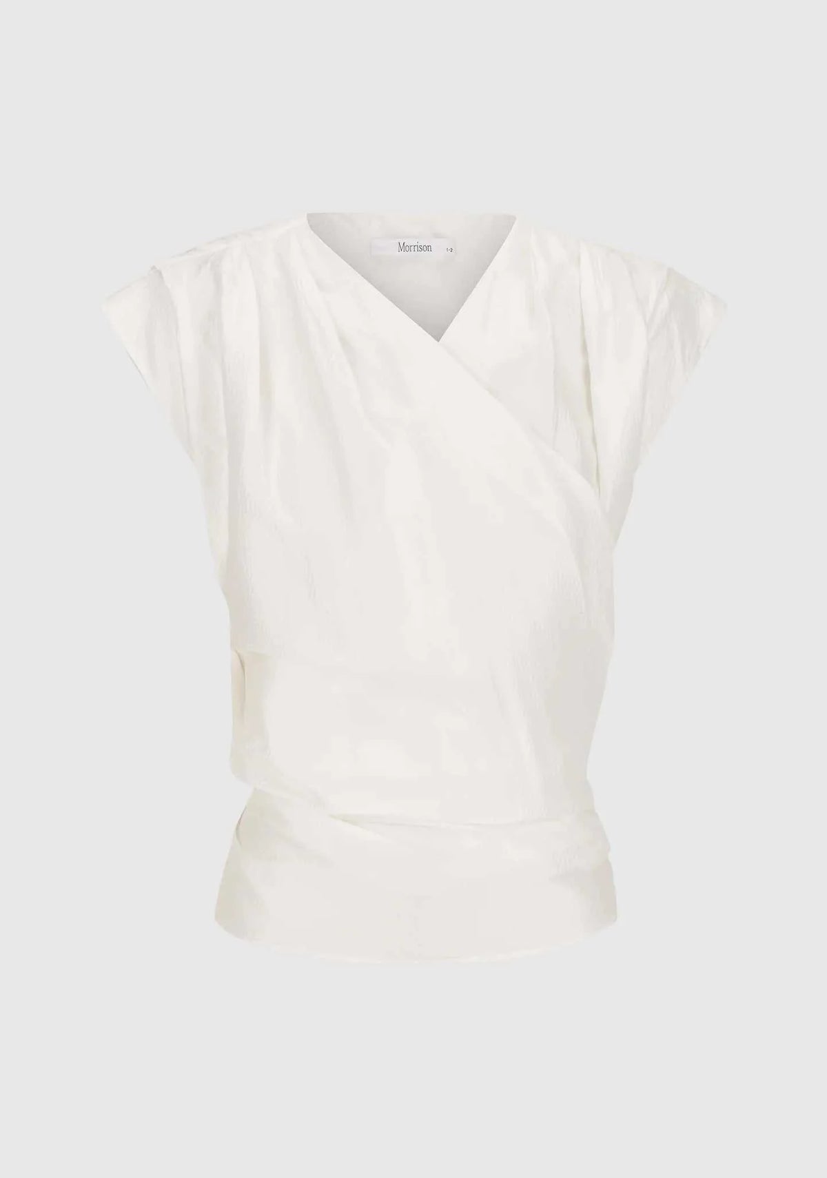 Morrison Celine Wrap Top White