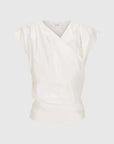 Morrison Celine Wrap Top White