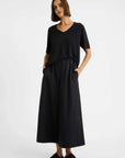 Morrison Millie V Neck Tee Black