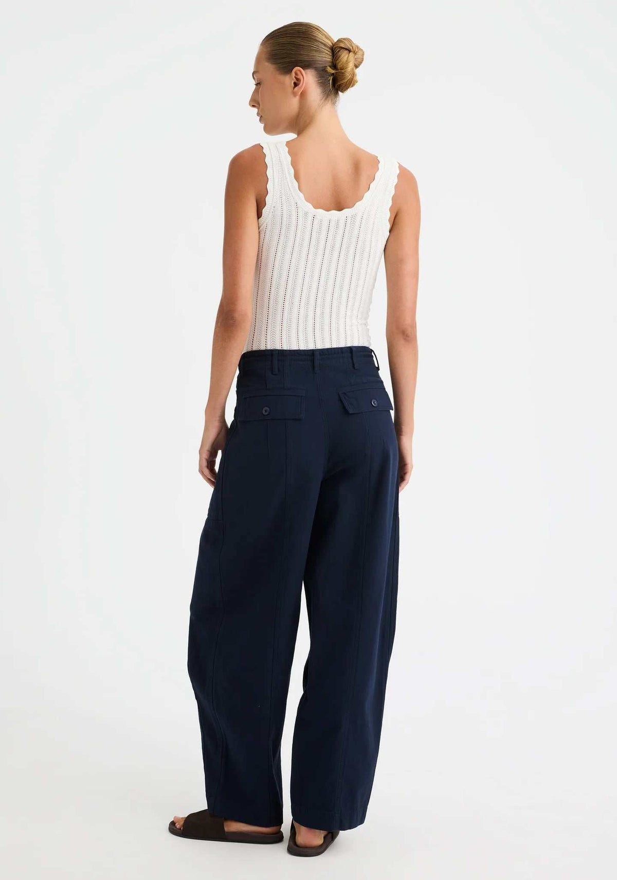 Morrison Odette Knit Tank White
