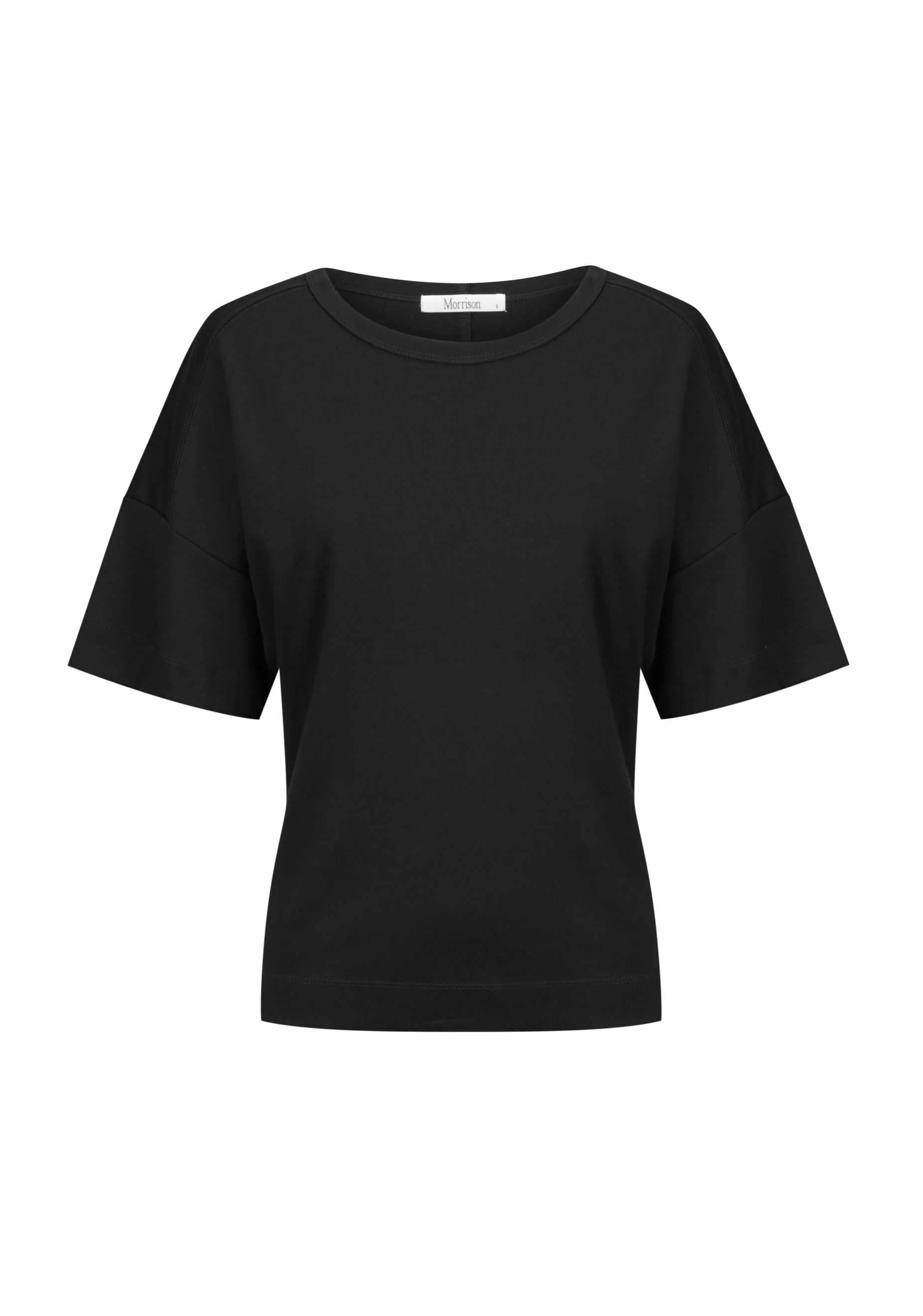 Morrison Sculpt Tee Black.