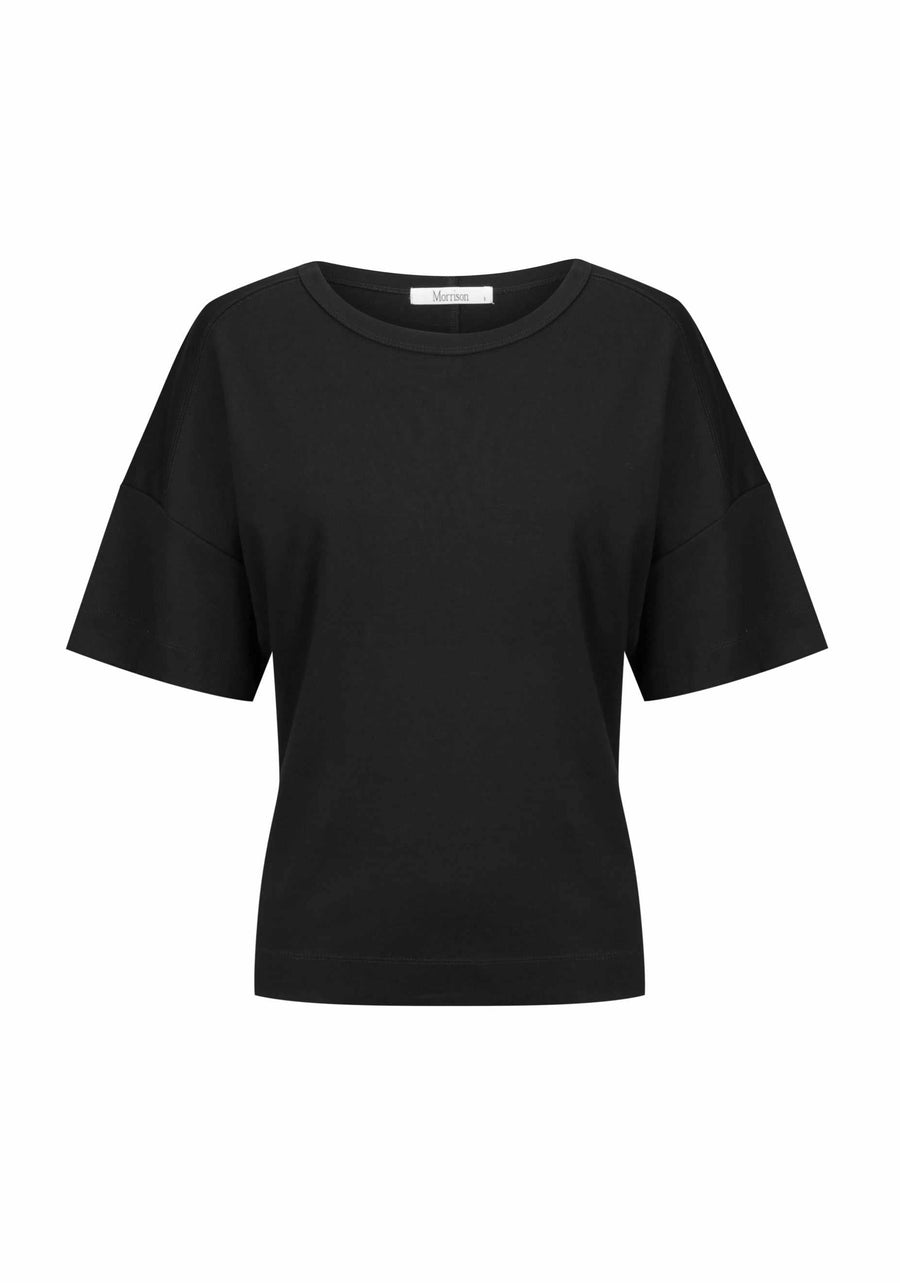 Morrison Sculpt Tee Black.