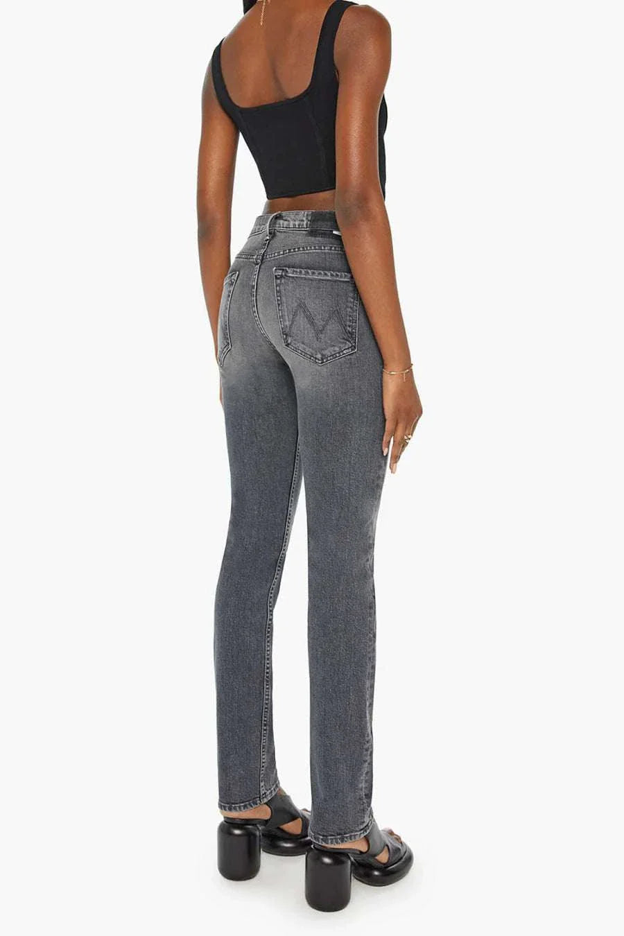 Mother The Mid Rise Rider Skimp Jean Outta Sight