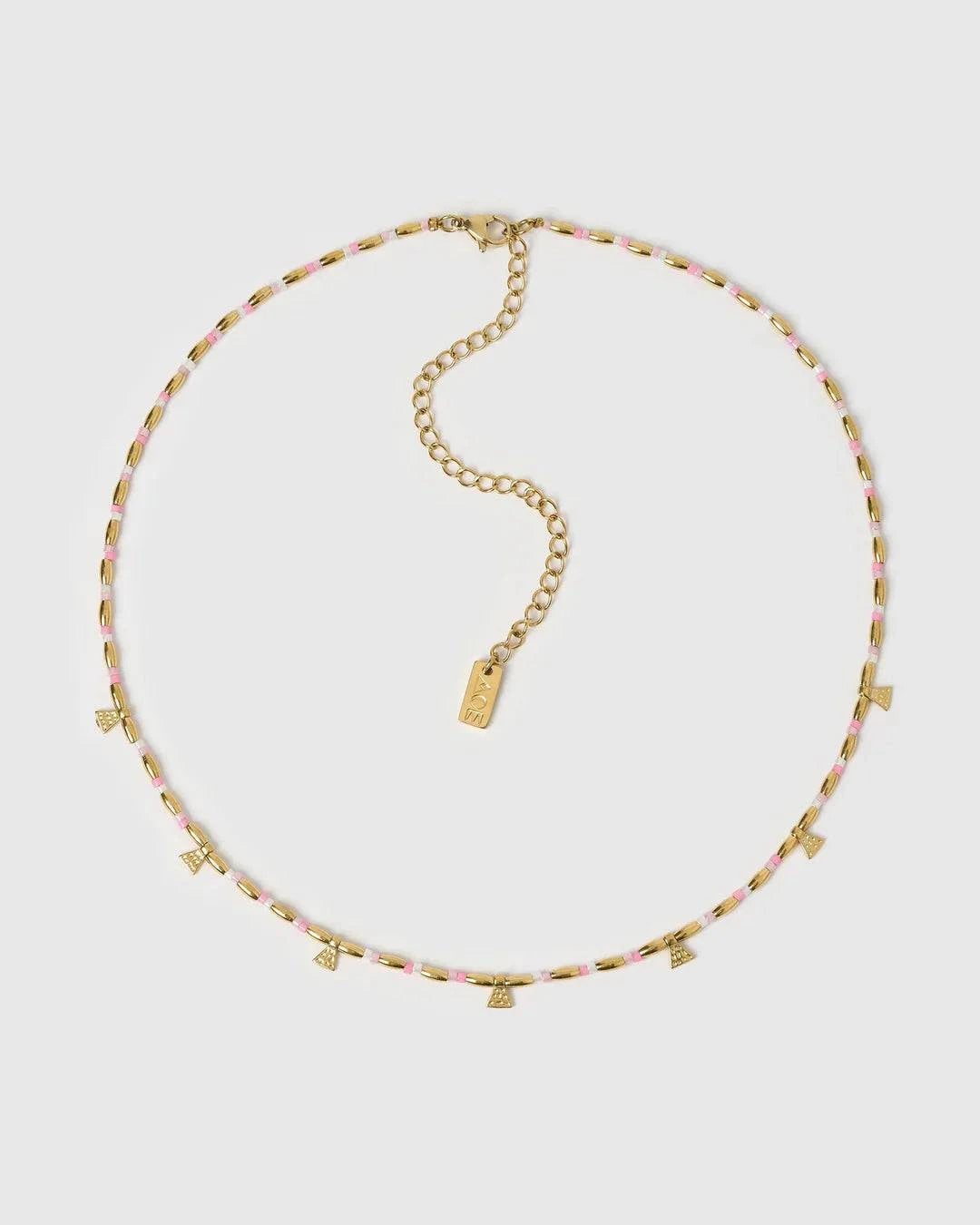 Arms of Eve Natalia Gold Necklace Peony