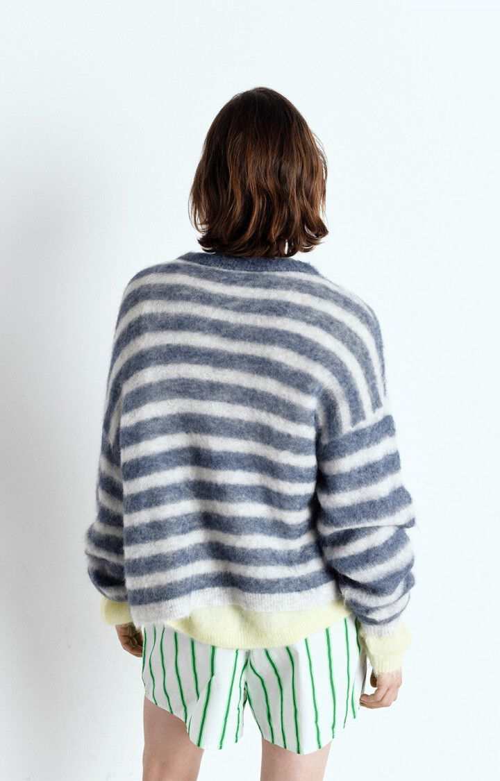 American Vintage Womens Sweater Nenybay Polar Melange Striped