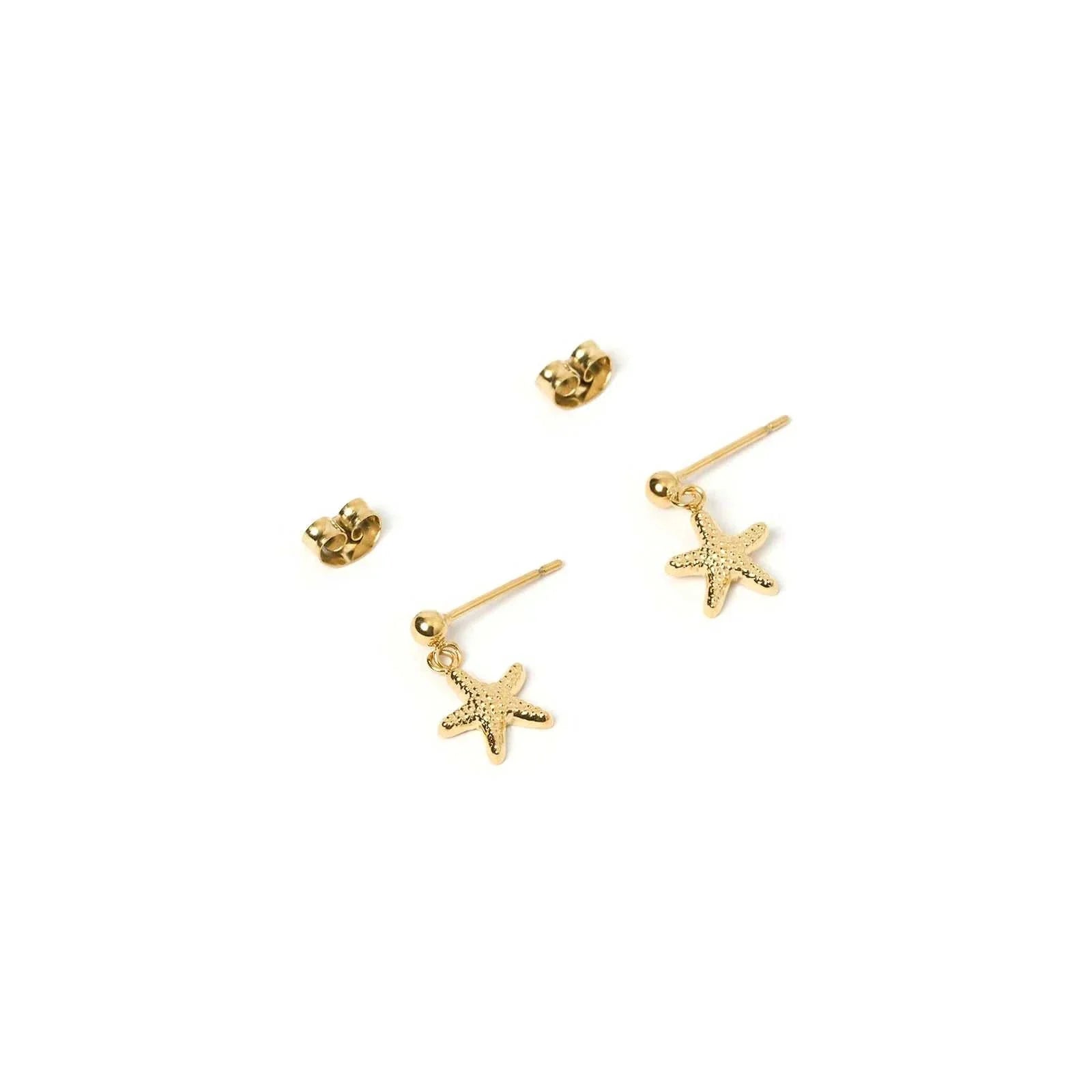 Arms of Eve Neptune Earrings Gold