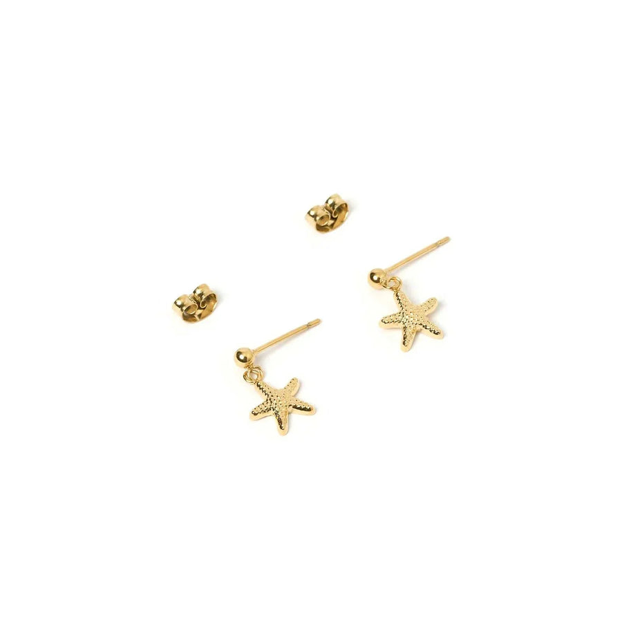 Arms of Eve Neptune Earrings Gold