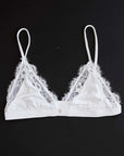 Nude Theory Lace Bralette White