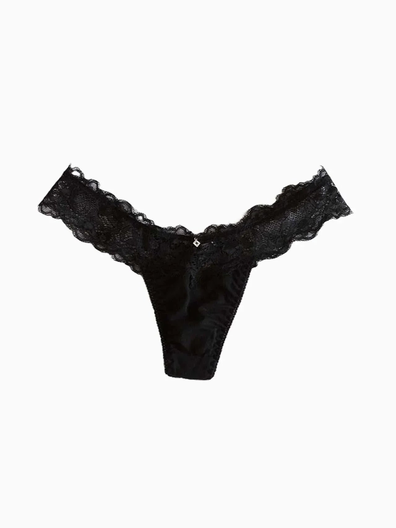 Nude Theory Lace G String Black