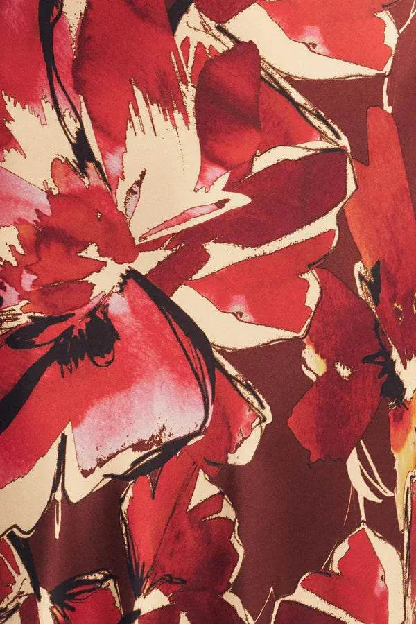 Shona Joy Nolita Side Split Maxi Dress Rosewood Floral