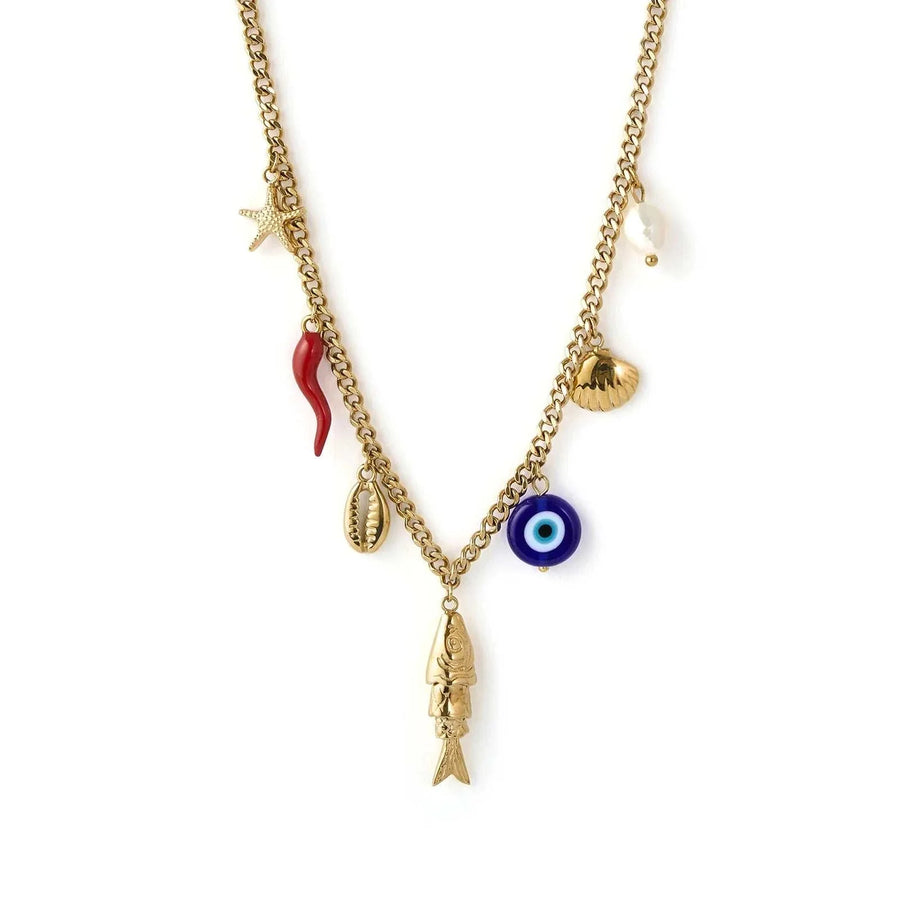 Arms of Eve Oceanus Charm Necklace