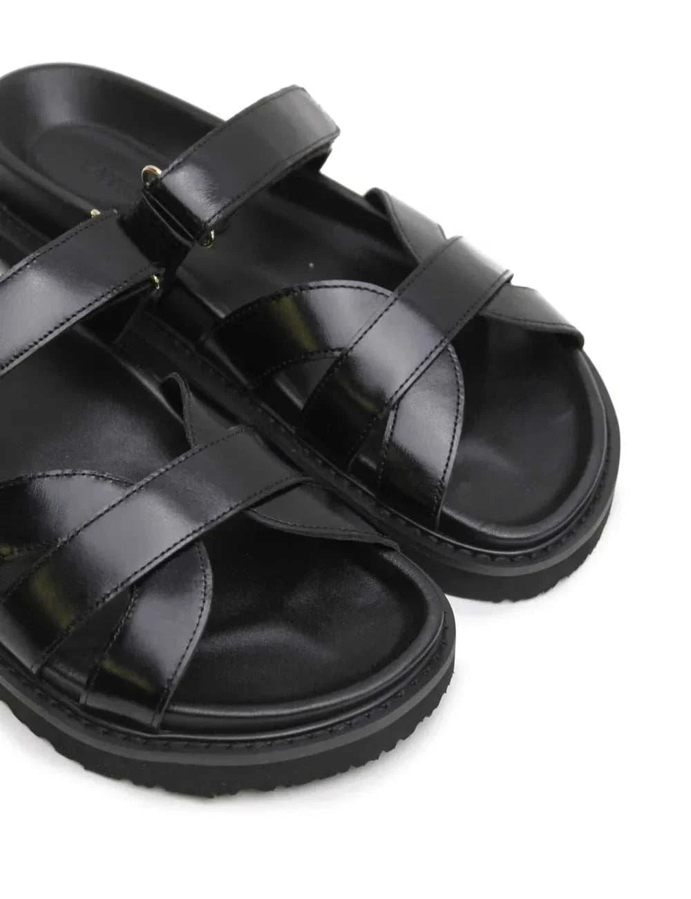 La Tribe Olive Slide Black