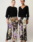 Once Was Clarissa Merino Wool reversible Knit Top Black