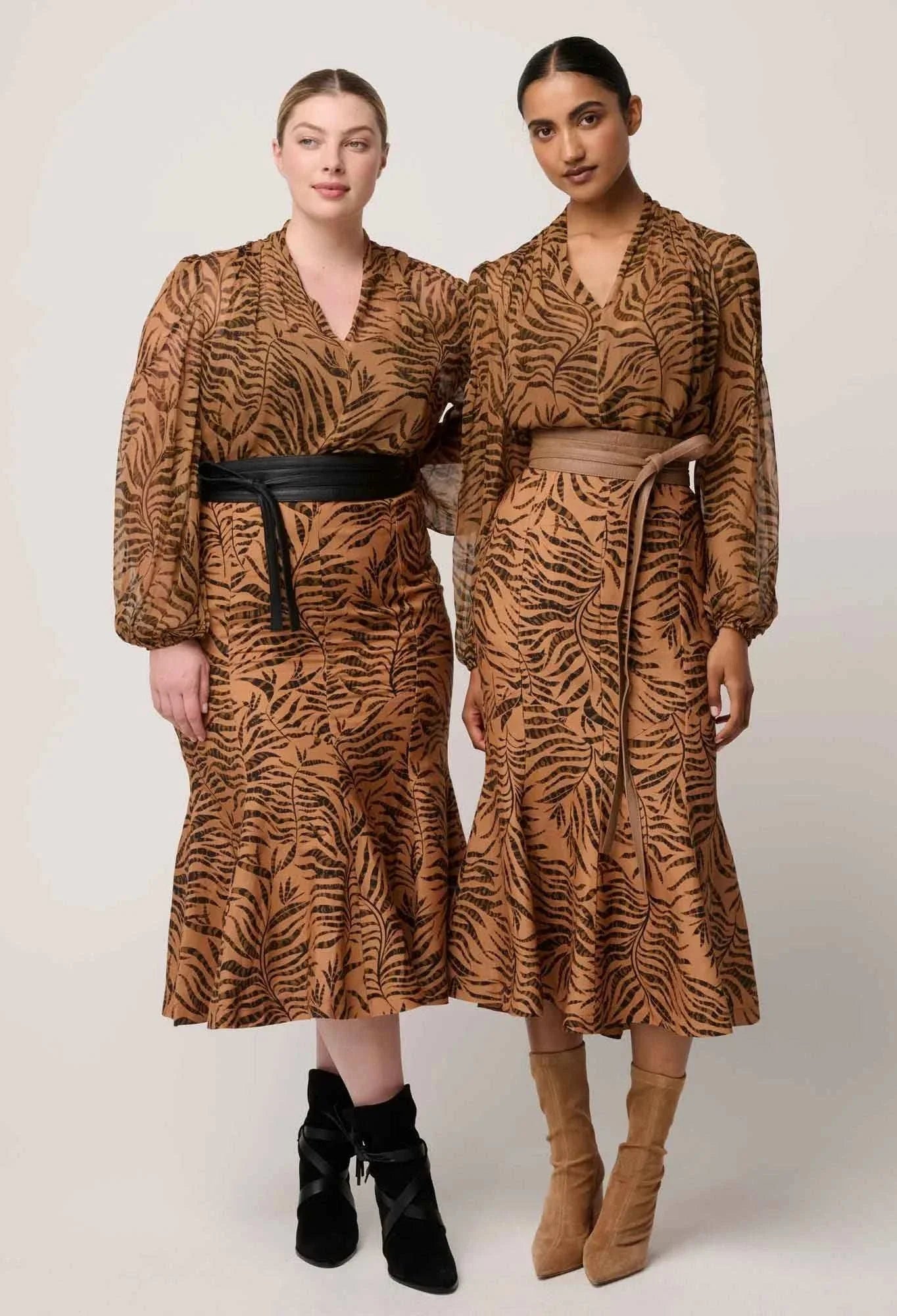 Once Was Camille Sheer Viscose Blouse Exotica