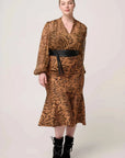 Once Was Camille Sheer Viscose Blouse Exotica