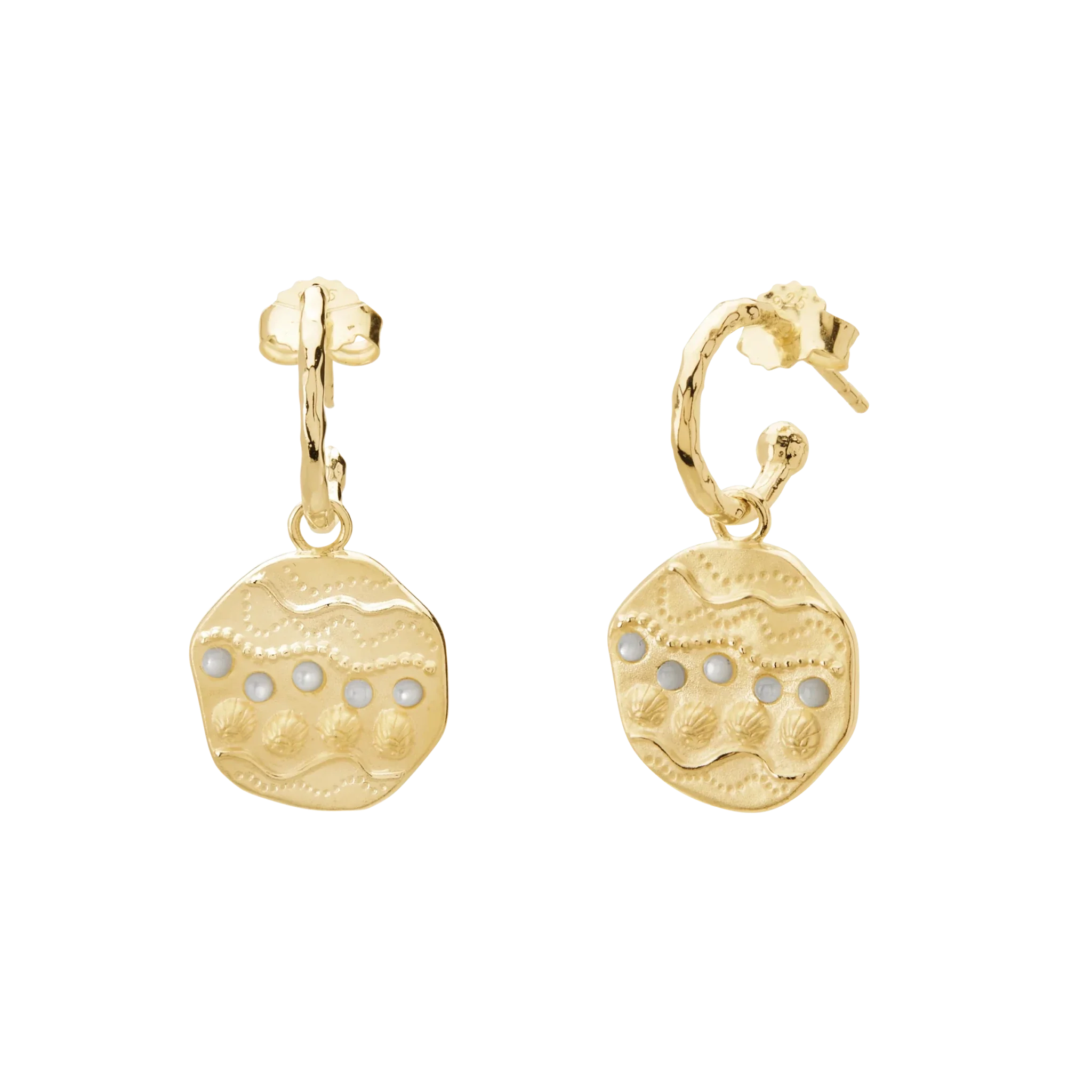 Murkani Ocean Dreamer Earrings Gold Plated