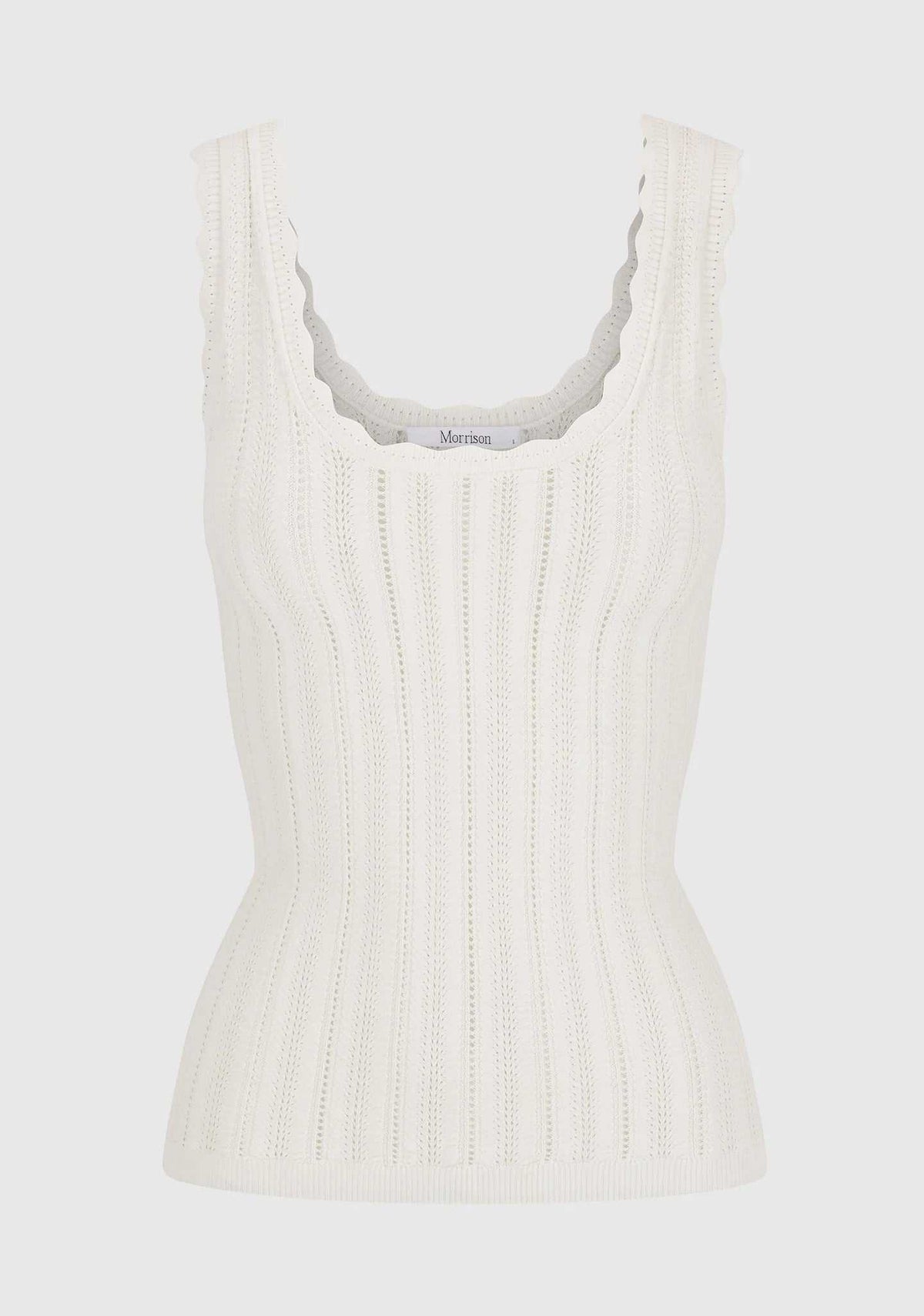 Morrison Odette Knit Tank White