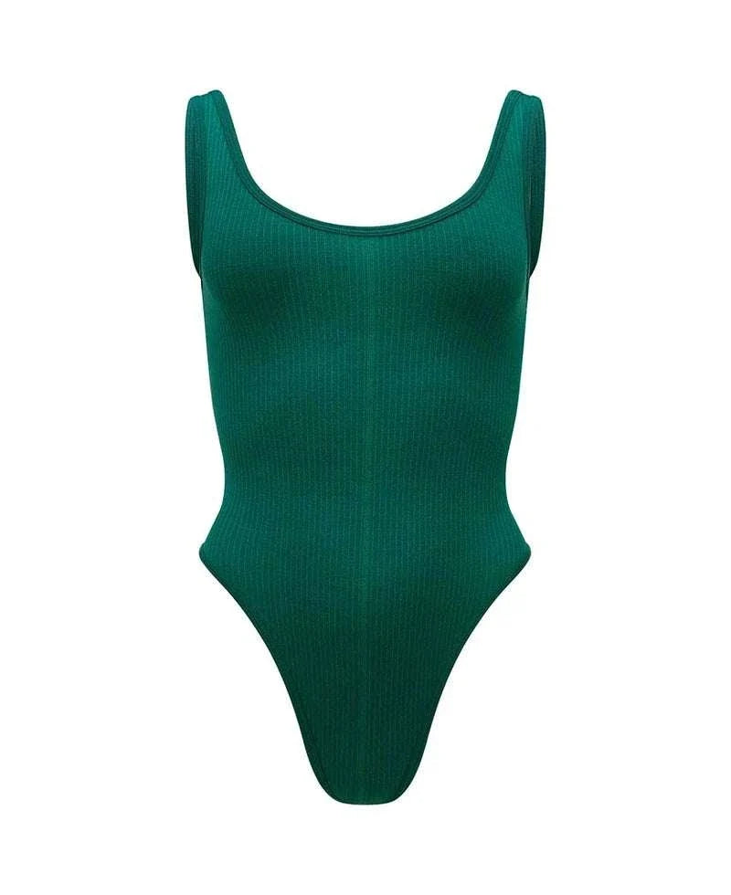 Nagnata Classic Wool Bodysuit Kelp