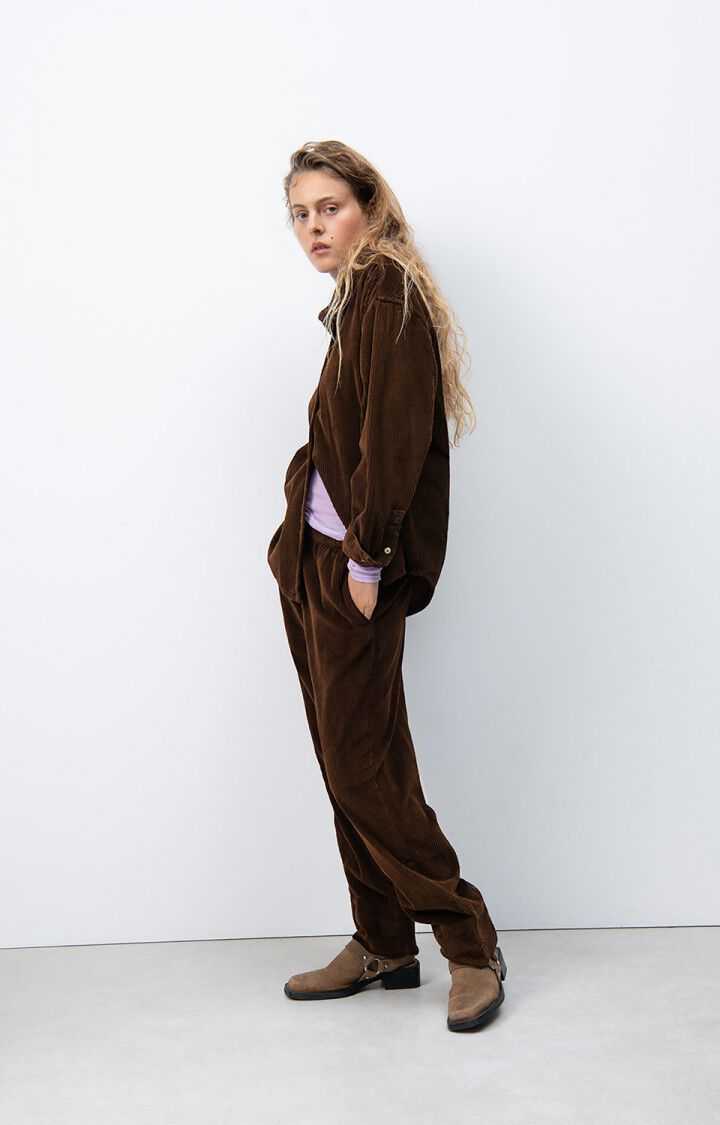 American Vintage Padow Women's Trousers Vintage Brownie