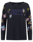Kinga Csilla Petalo Sadie Long Sleeve Tee Black