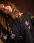 Kinga Csilla Petalo Sadie Long Sleeve Tee Black