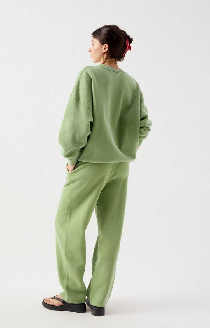 American Vintage Plizzy Sweatshirt Vintage Lemongrass