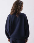 American Vintage Plizzy Sweatshirt Navy Vintage