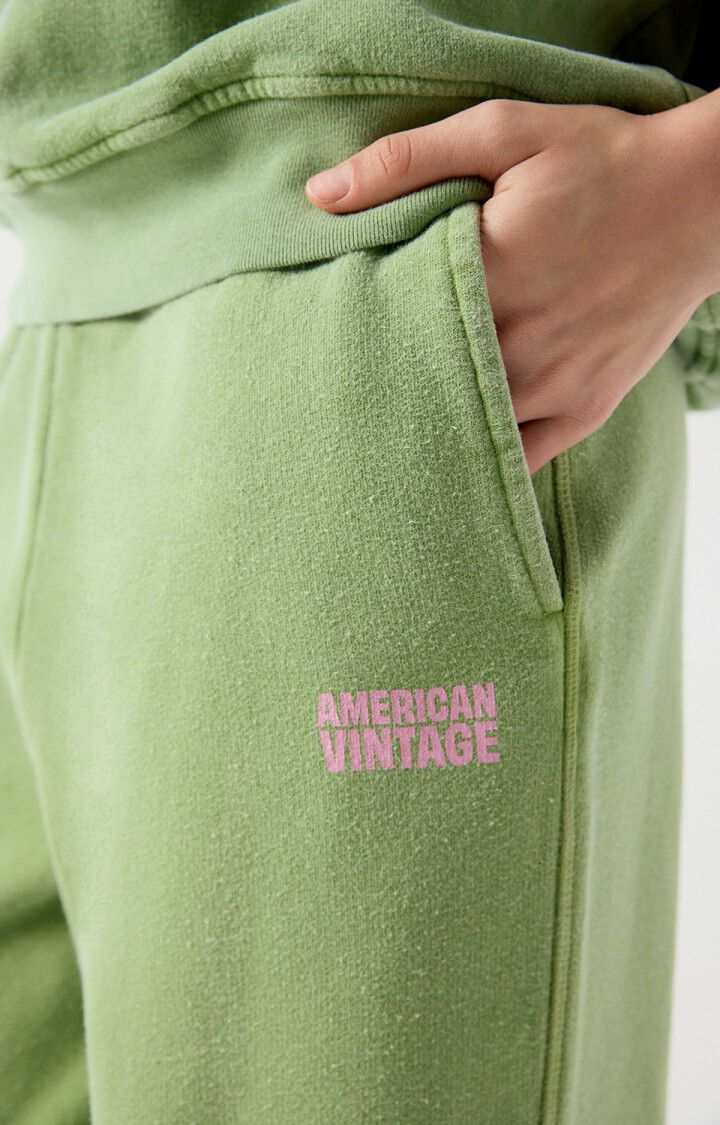 American Vintage Plizzy Joggers Vintage Lemongrass