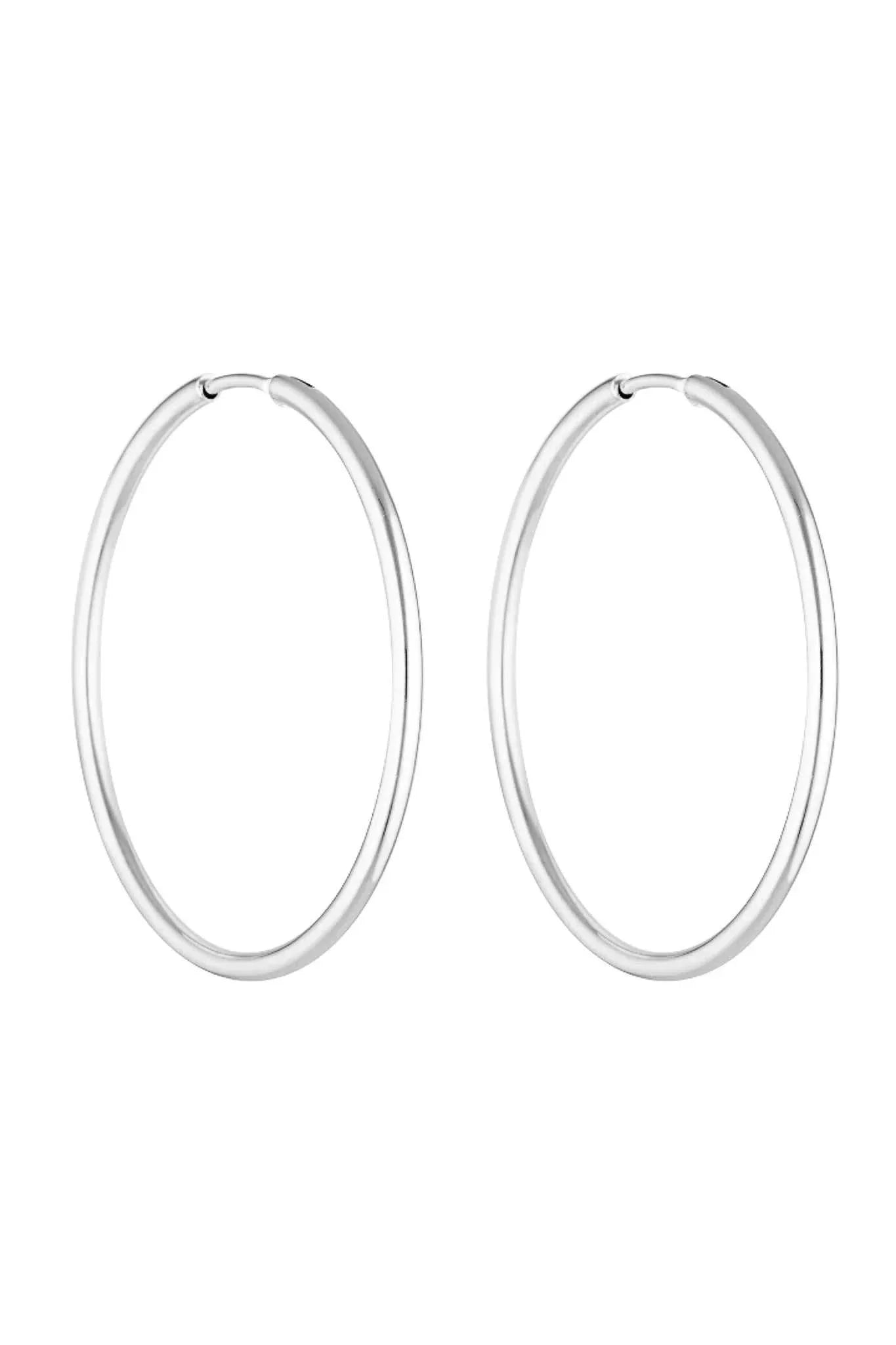 Porter 90s Hoops 40mm White Gold