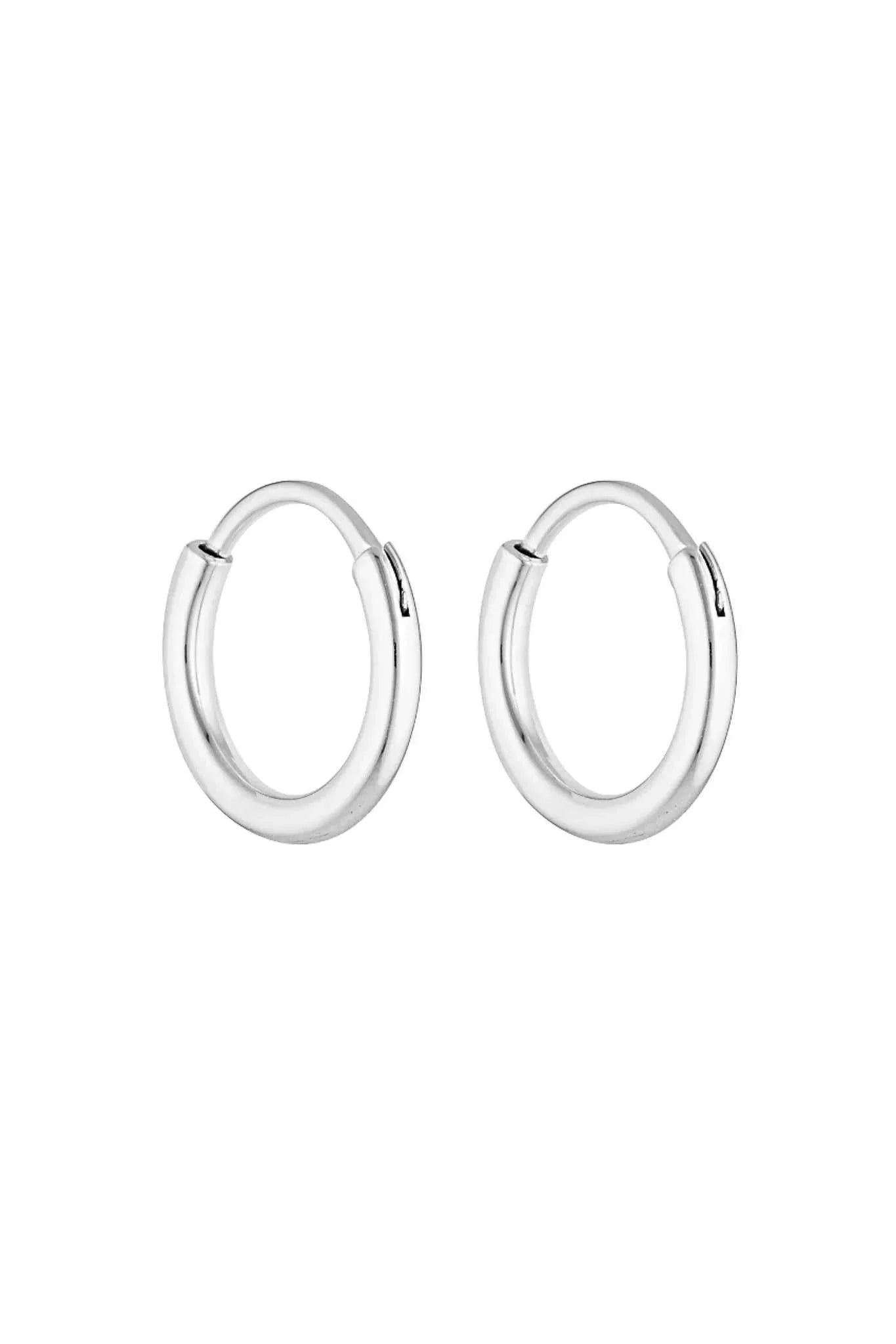 Porter 90s Hoops 20mm White Gold