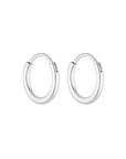 Porter 90s Hoops 20mm White Gold