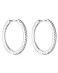Porter Angel Hoops 20mm Silver