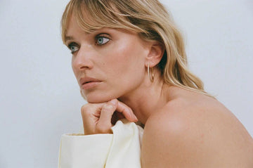 Porter Angel Hoops 30mm Gold