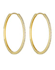 Porter Angel Hoops 40mm Gold