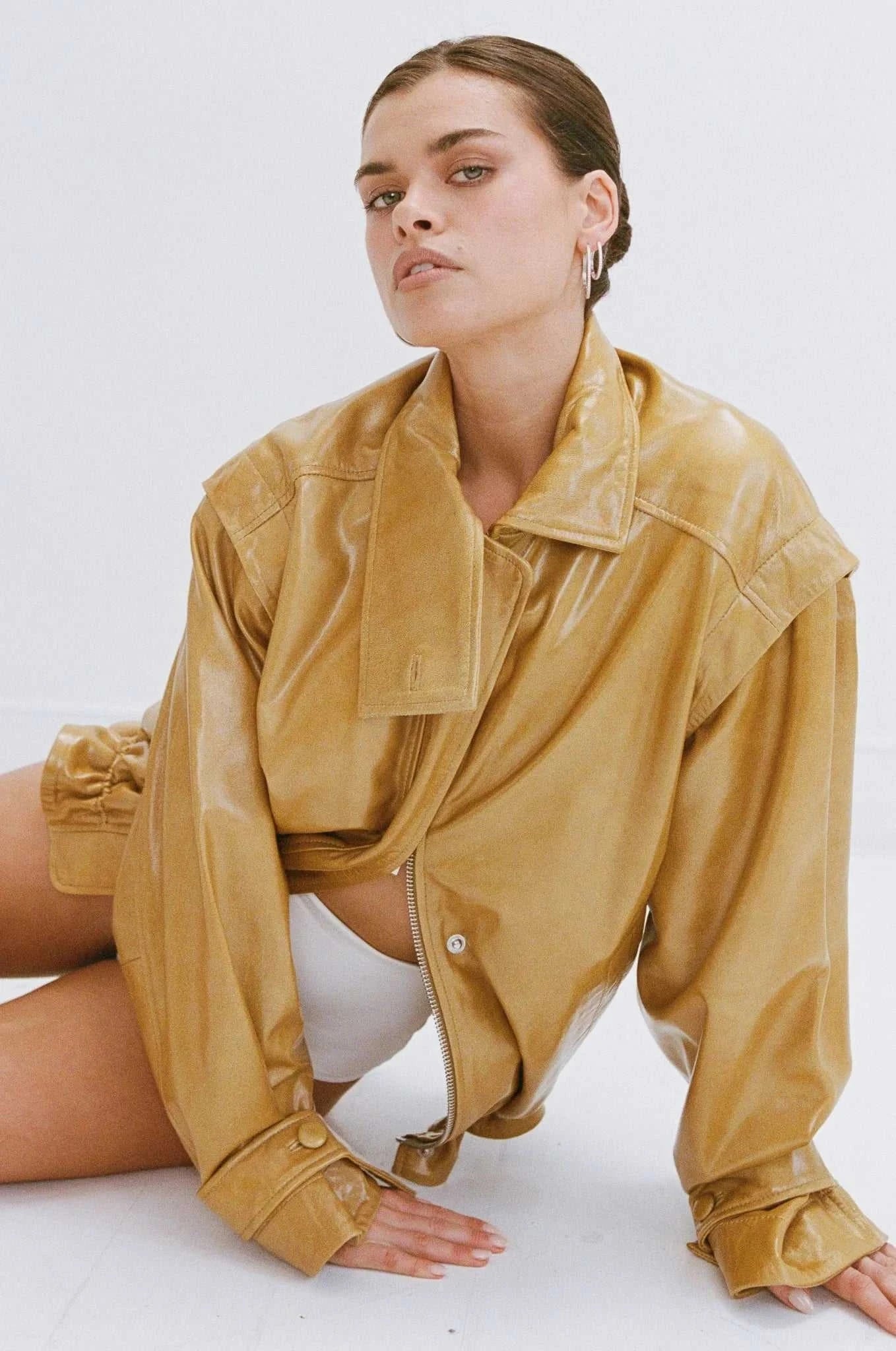 Porter Angel Hoops 30mm Silver